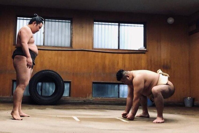 [April 2023] Watch Sumo Wrestler's Morning Pracetice in Tokyo