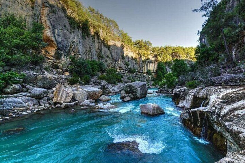 Side Eagle Canyon Tour With Rafting OR Selge Ancient City