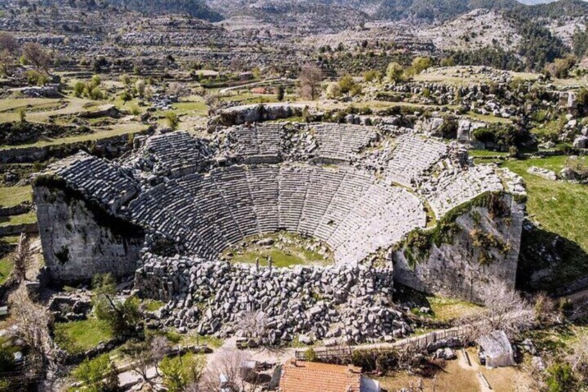 Side Eagle Canyon Tour With Rafting OR Selge Ancient City