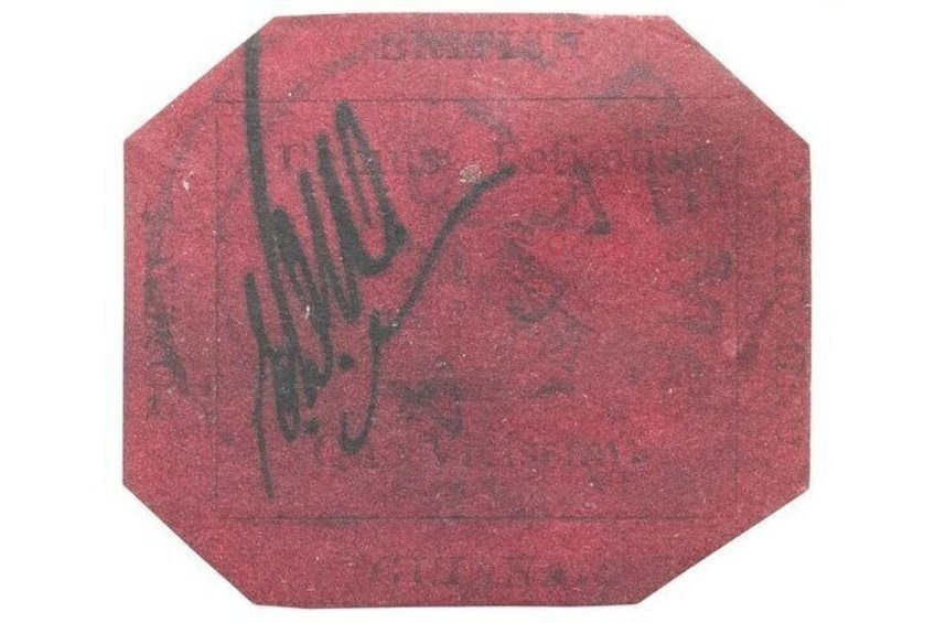 The Worlds Rarest and Most Famous Stamp The 1 Cent Magenta from Guyana.
