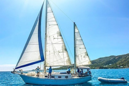 Full Day Sail from Coral Bay and enjoy a Lime Out Lunch Stop!