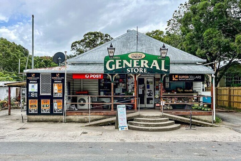 Visit the quirky general store in Crabbes Creek