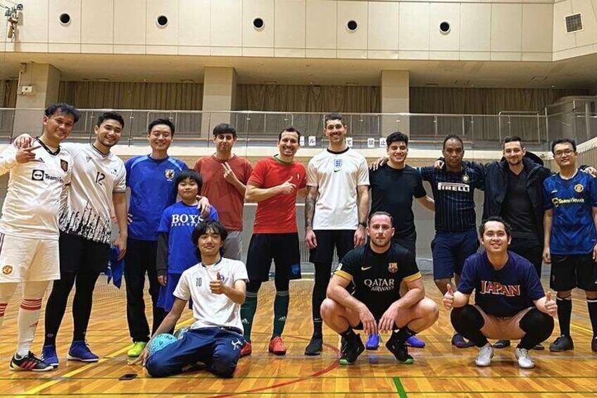 Futsal in Osaka with Local Players