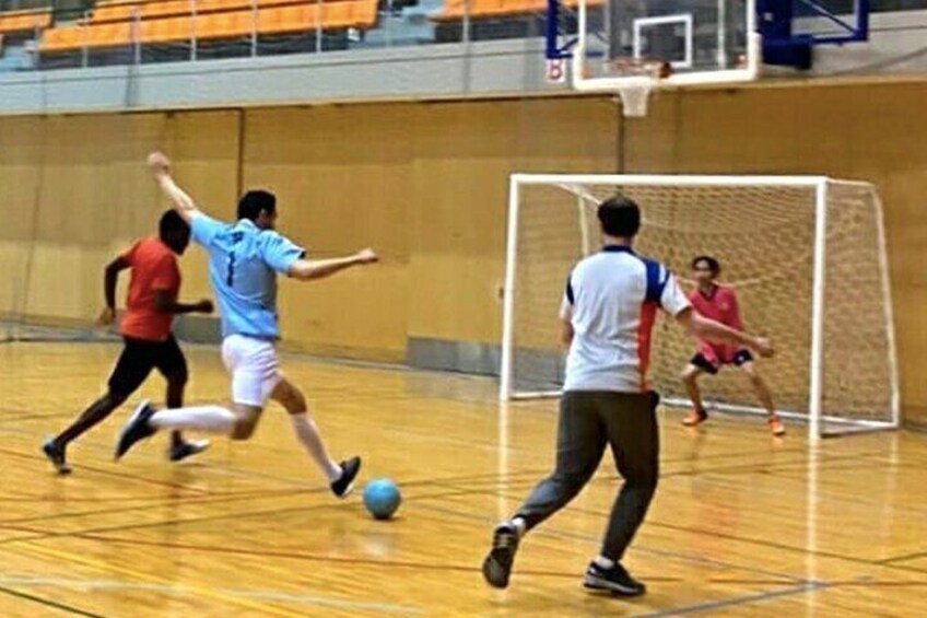 Futsal in Osaka with Local Players