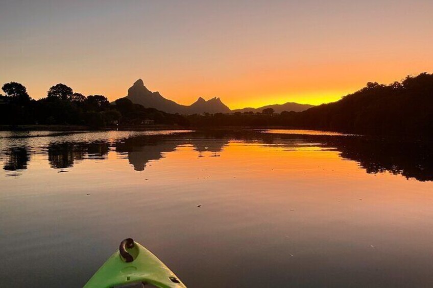Mauritius Guided Sunrise Kayak Tour on the Tamarin River