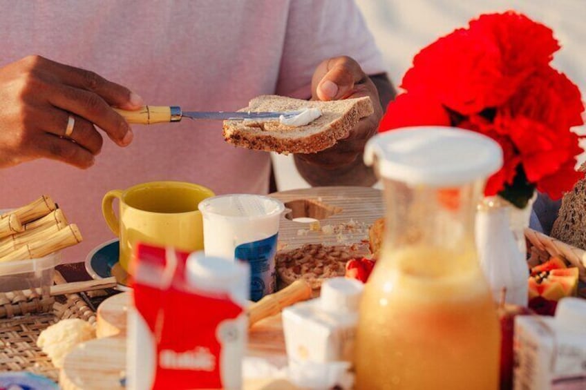 Breakfast in Lençóis Maranhenses