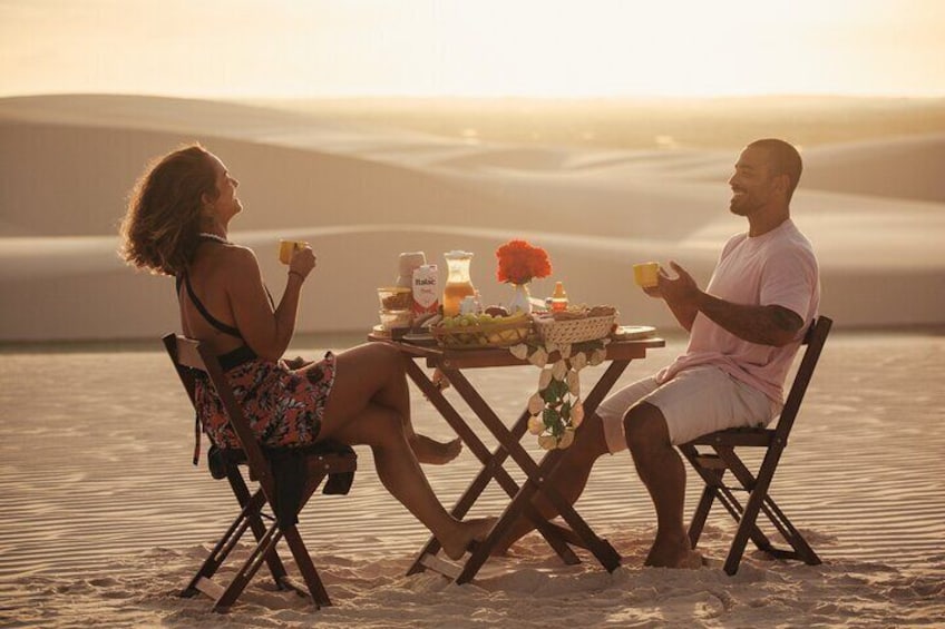 Breakfast in Lençóis Maranhenses