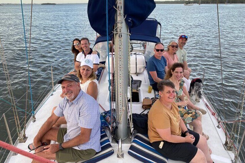 Started as strangers but due to Rachel’s dolphin calls left as friends.