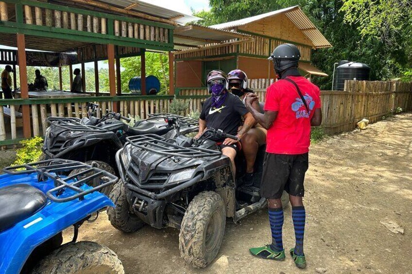 ATV Ricks Cafe and 7 Mile Beach Guided Tour From Montego Bay 