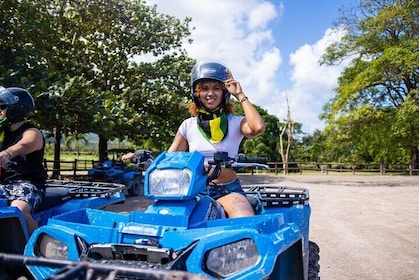 ATV Ricks Cafe and 7 Mile Beach Guided Tour From Montego Bay