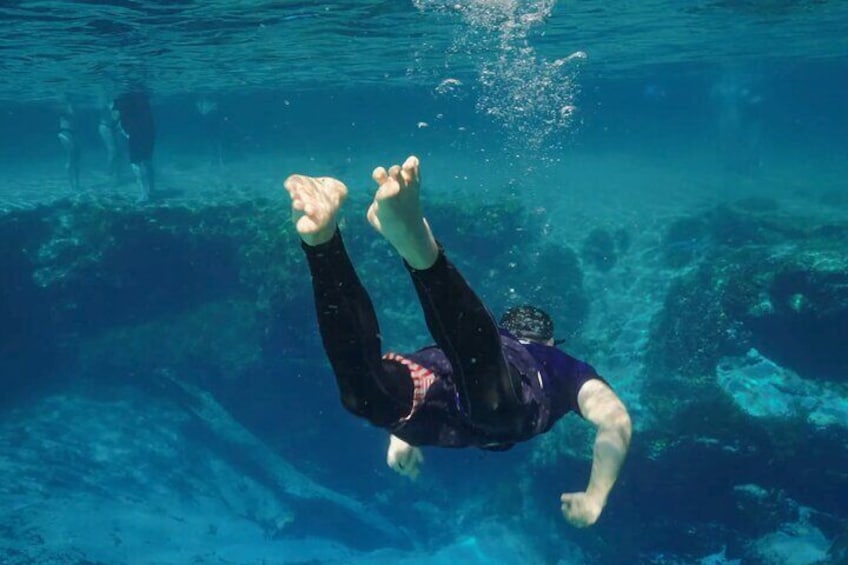 2 Hour Glass Bottom Guided Kayak Eco Tour in Gilchrist Blue