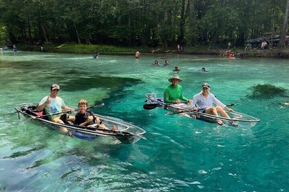 2 Hour Glass Bottom Guided Kayak Eco Tour in Gilchrist Blue