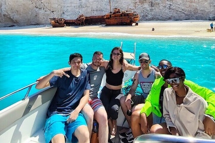 Zakynthos Private Tour to Navagio Shipwreck by Land and Sea