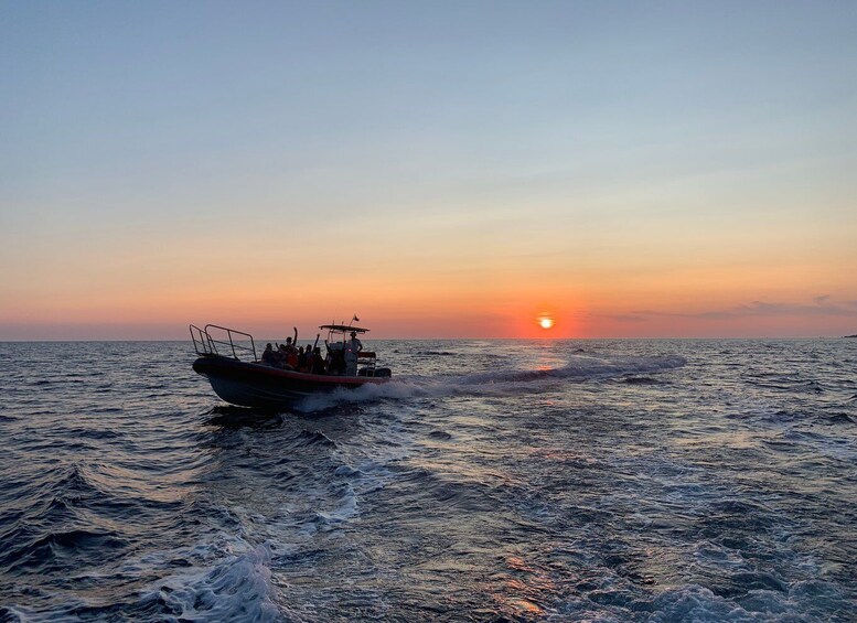 Picture 1 for Activity Sagone: Sunset Cruise to Calanques of Piana with Aperitif