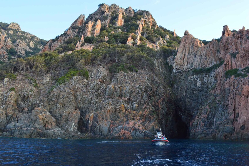 Picture 9 for Activity Sagone: Sunset Cruise to Calanques of Piana with Aperitif
