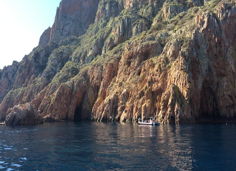 Picture 5 for Activity Sagone: Sunset Cruise to Calanques of Piana with Aperitif