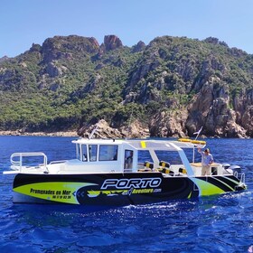 Depuis Porto : Les criques de Piana, Scandola en bateau familial