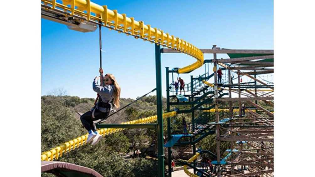 Picture 6 for Activity San Antonio: Twisted Trails Zip Rails, Ropes & Climbing Wall