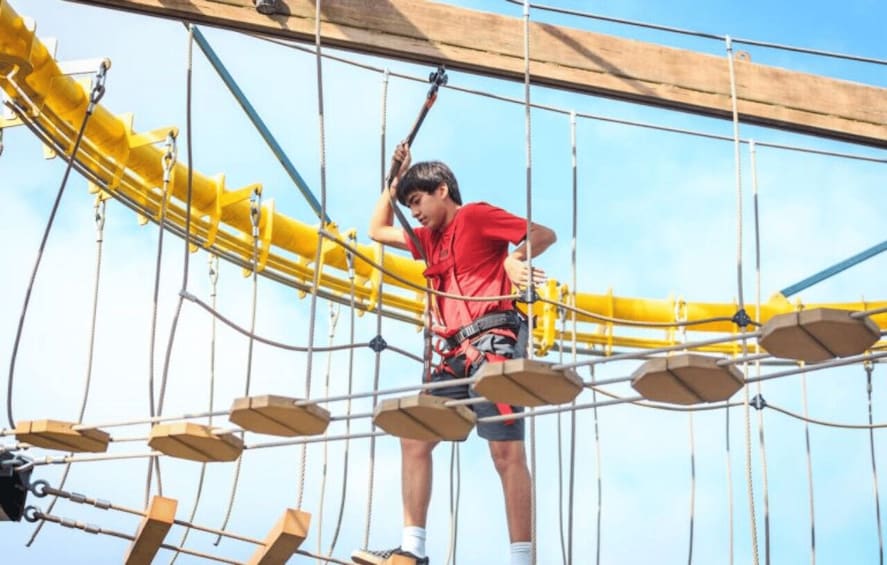 Picture 15 for Activity San Antonio: Twisted Trails Zip Rails, Ropes & Climbing Wall