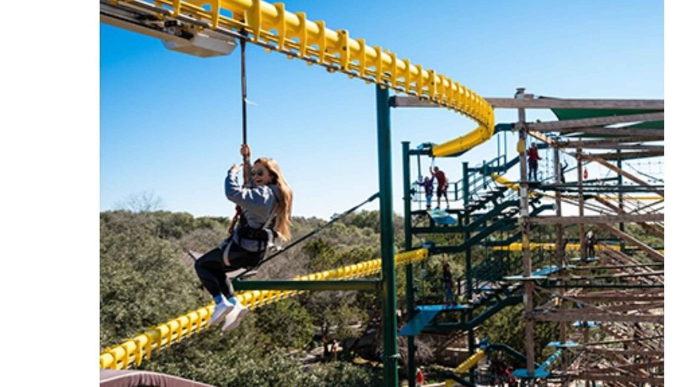 Picture 6 for Activity San Antonio: Twisted Trails Zip Rails, Ropes & Climbing Wall