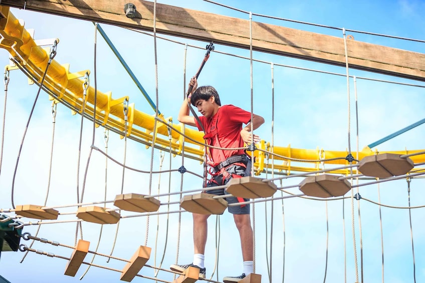 Picture 3 for Activity San Antonio: Twisted Trails Zip Rails, Ropes & Climbing Wall