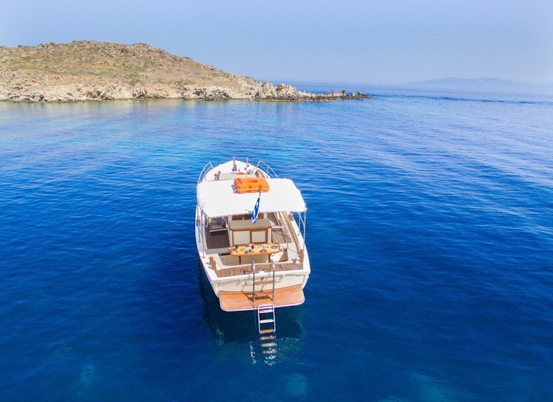 Picture 2 for Activity Mykonos: Private Cruise by Wooden Boat with Snorkeling