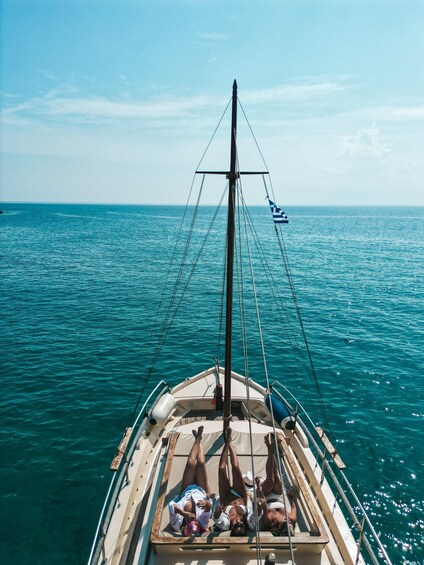 Picture 1 for Activity Mykonos: Private Cruise by Wooden Boat with Snorkeling