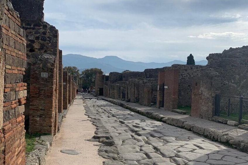Amalfi Coast, Sorrento and Pompeii in One Day from Naples