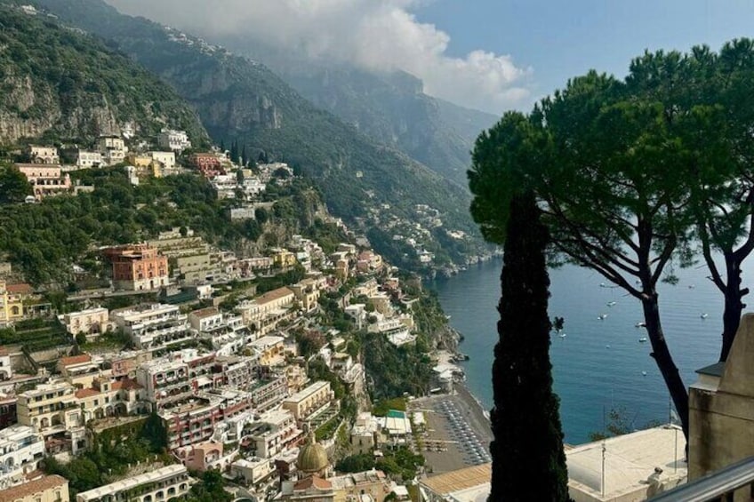Amalfi Coast, Sorrento and Pompeii in One Day from Naples