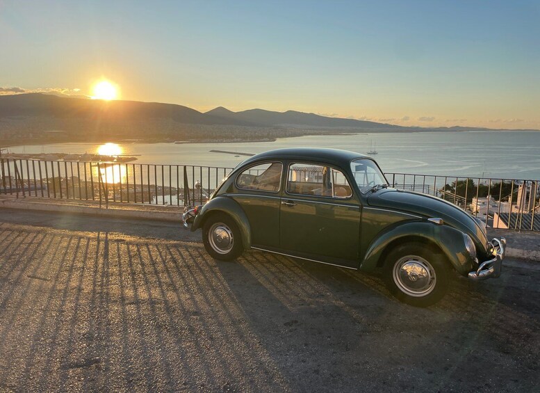 Athens: Riviera Photo Tour in a Vintage Volkswagen Beetle