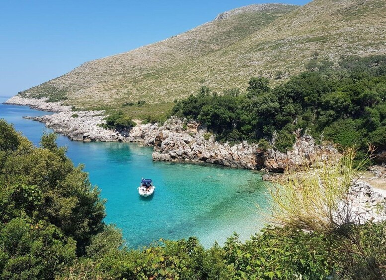 Picture 22 for Activity Vlorë: Speedboat Trip to Grama Bay w/ Snorkeling & Swimming