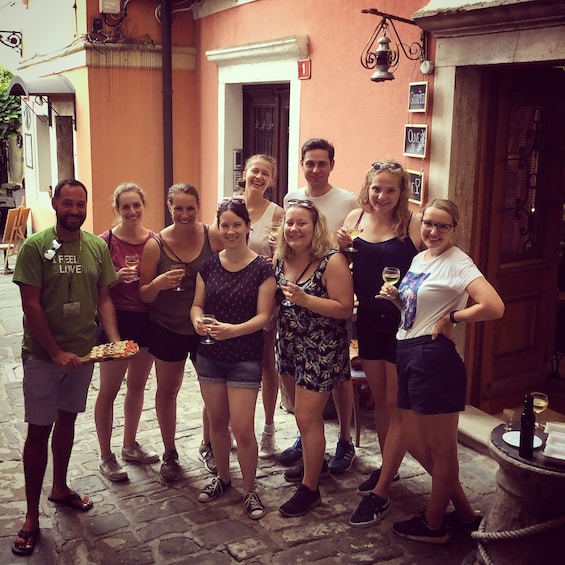 Picture 2 for Activity Piran: Gourmet Food and Wine Tasting Guided Walking Tour