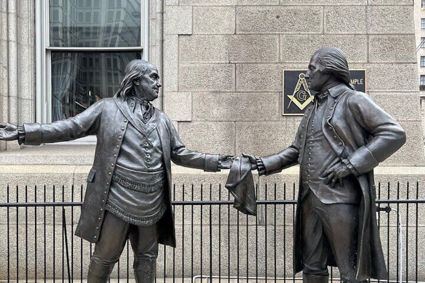 See statues of our Founding Fathers