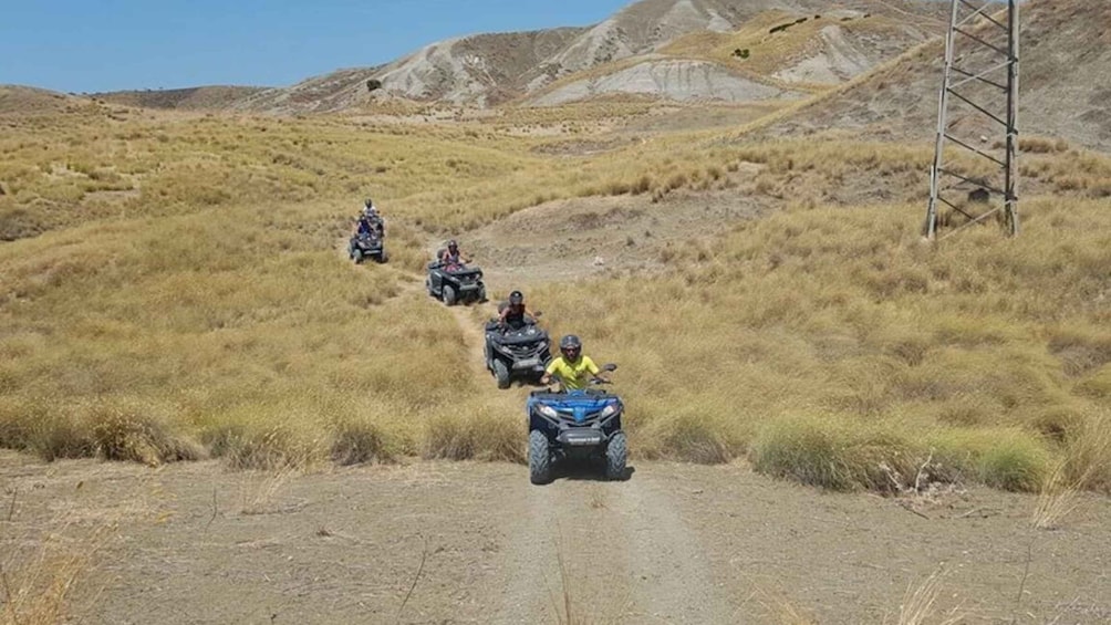 Picture 2 for Activity Agrigento: Quad Bike Tour with 3 Path Choices