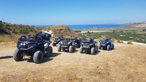 Agrigente : Excursion en quad avec 3 choix de chemins