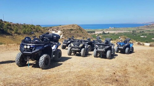 Agrigente : Excursion en quad avec 3 choix de chemins