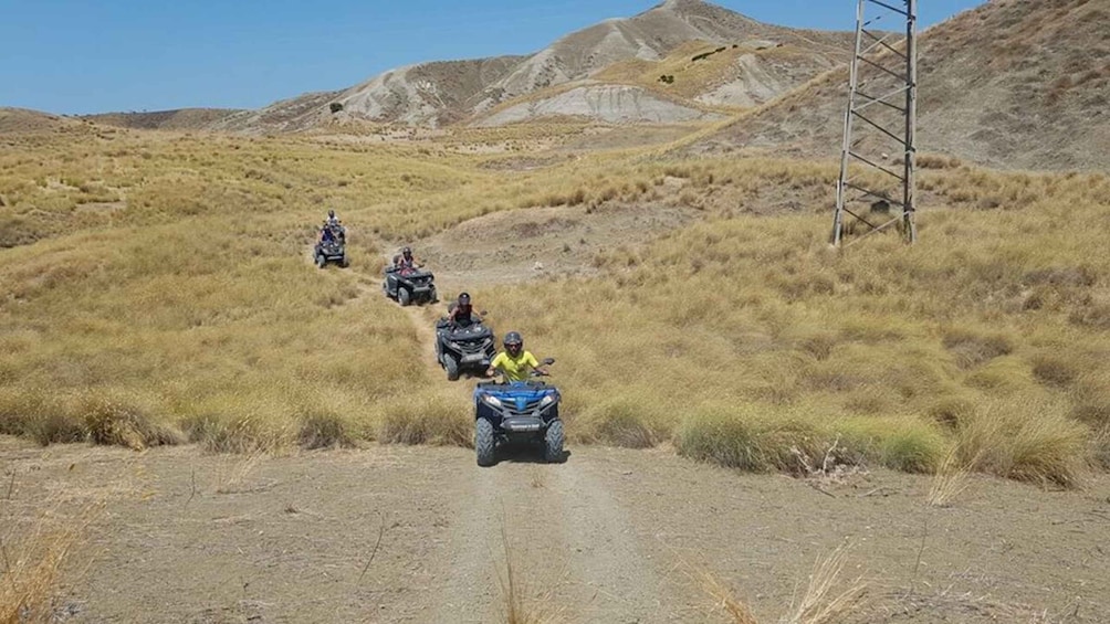 Picture 2 for Activity Agrigento: Quad Bike Tour with 3 Path Choices