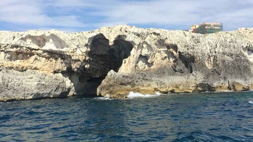 Siracusa : Excursion en bateau sur l'île d'Ortygia avec visite de la grotte