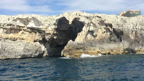 Siracusa: Tour in barca dell'isola di Ortigia con visita alle grotte