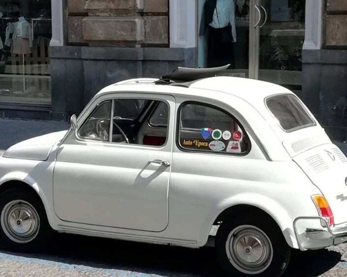 Giardini Naxos or Taormina: Godfather Tour in a Vintage Car