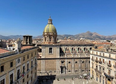 Palermo: Vandring i det historiske sentrum med utsikt fra taket