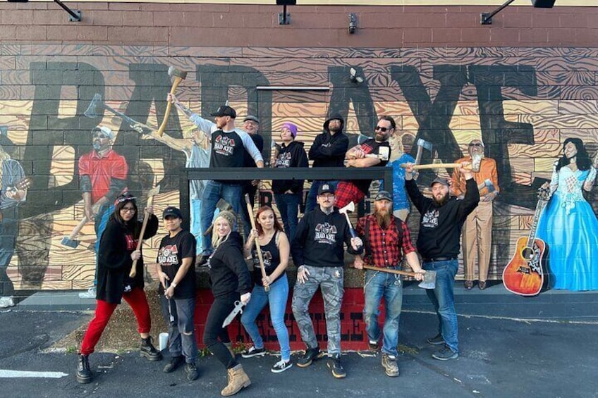 Axe Throwing Experience with Private Lane and Coach in Nashville