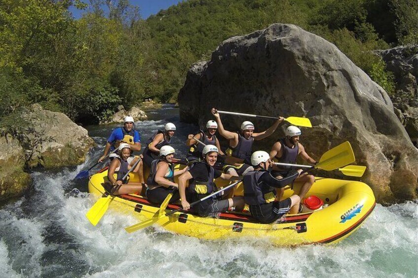 Rafting on Cetina River Adrenaline Experience from Split