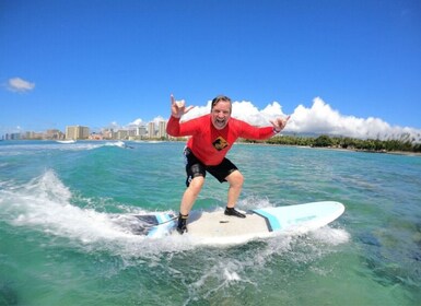 Leçons de surf Oahu (groupe et options privées)