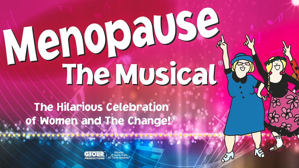 Promotional poster for Menopause: The Musical.