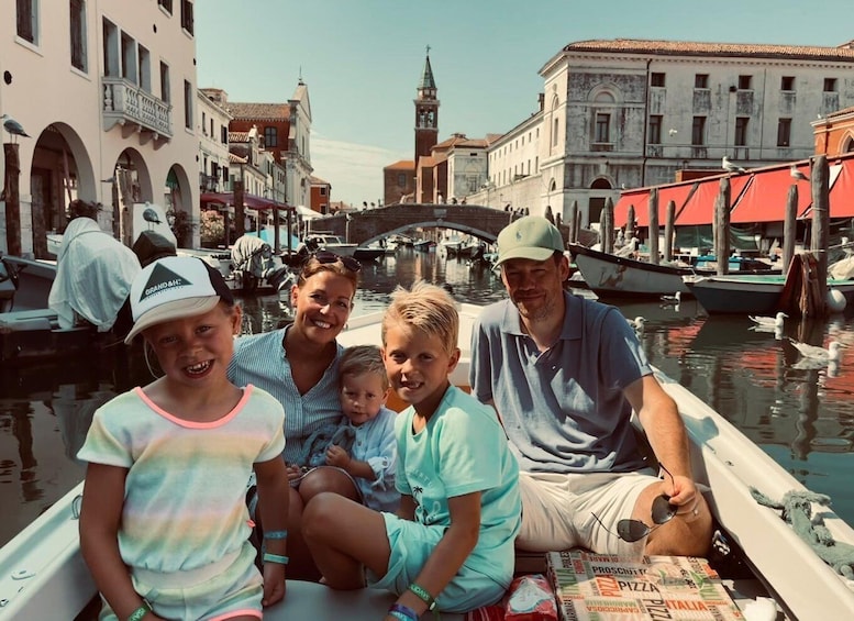 Picture 2 for Activity Chioggia: Lagoon and Canals Boat Tour with Aperitif