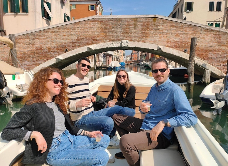 Picture 4 for Activity Chioggia: Lagoon and Canals Boat Tour with Aperitif