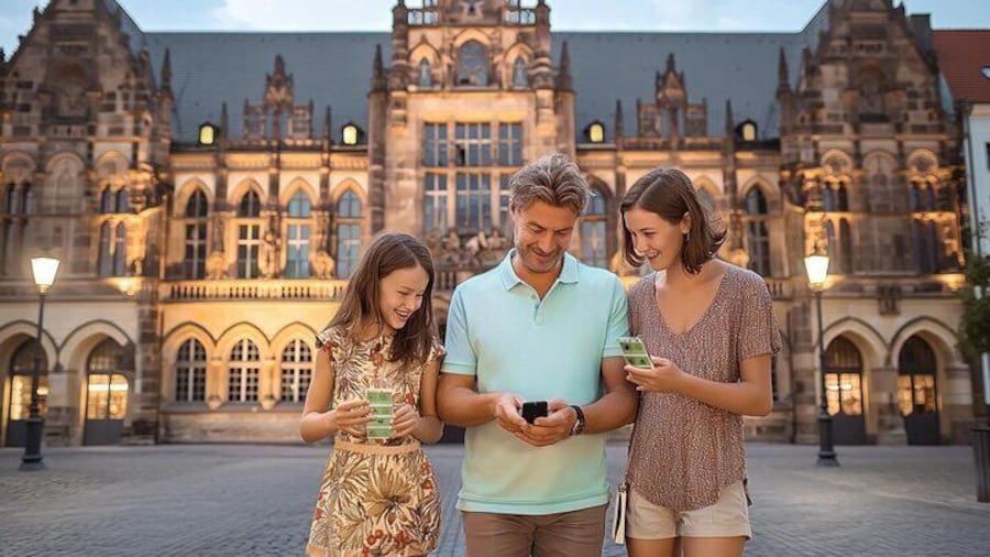 Private digital audio book scavenger hunt Bremen Altstadt