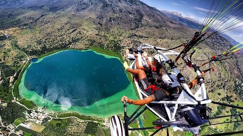 La Canée : Expérience de parapente avec un pilote professionnel