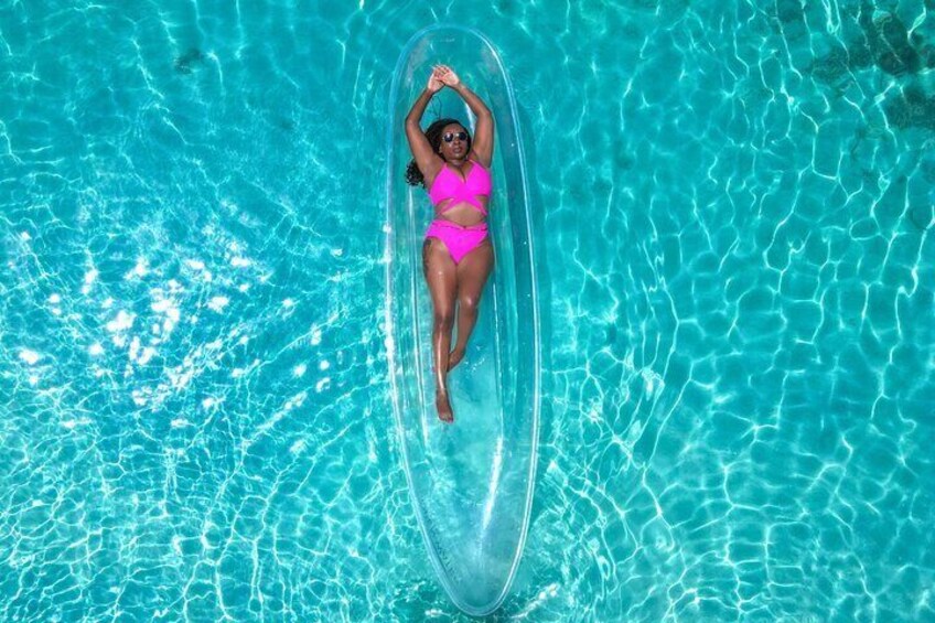 Clear Kayak Drone Photoshoot in Nassau, Bahamas 